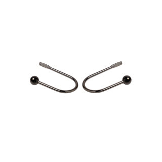 Speedy Ball Holdbacks Pk of 2 - Polished Graphite