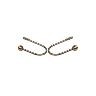 Speedy Ball Holdbacks Pk of 2 - Antique Brass