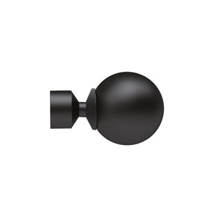 Speedy 28mm Poles Apart Ball Finials - Pair - Matt Black
