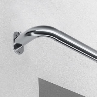 Speedy 25-28mm 170-300cm Room Darkening Pole set Satin Silver