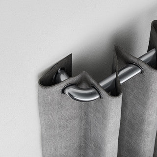 Speedy 25-28mm 170-300cm Room Darkening Pole set Satin Silver