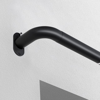 Speedy 25-28mm 120-210cm Room Darkening Pole set  Black