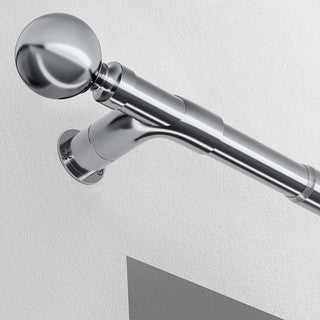 Speedy 28mm Room Darkening Brackets - pair- Satin Silver