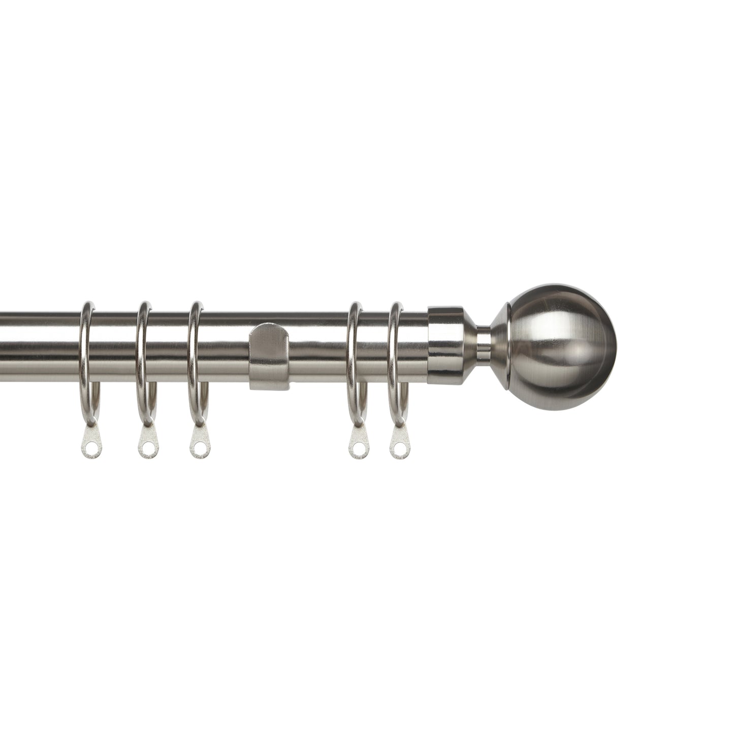 Speedy 25-28mm 120-210cm Pristine Ball Pole set Satin Silver