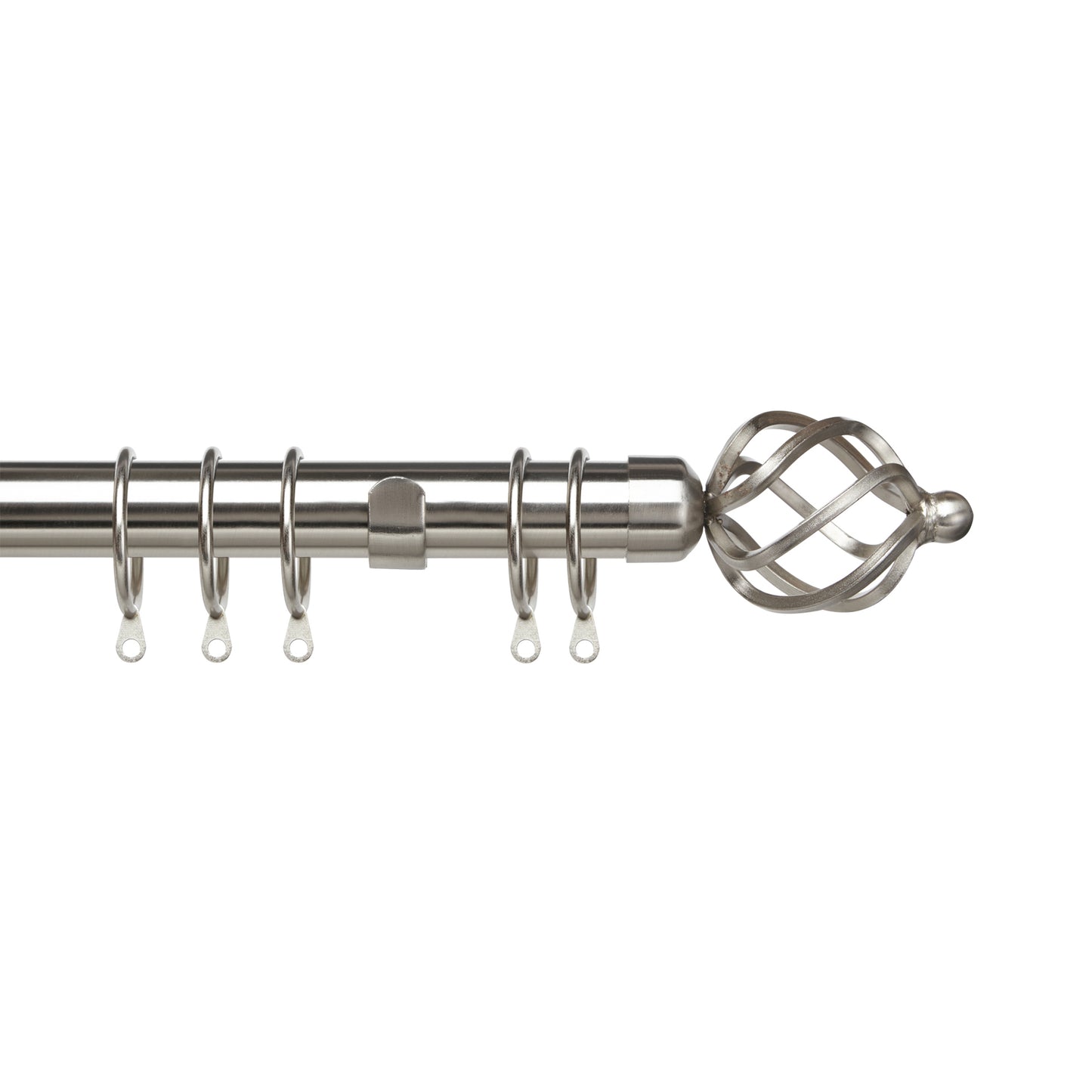 Speedy 25-28mm 200-380cm Pristine Cage Pole set Satin Silver
