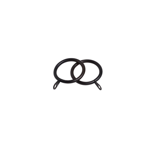 Speedy Pristine metal rings for 25/28 dia pole Matt Black