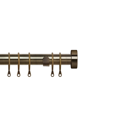 Speedy 25-28mm 200-380cm Pristine Stud Pole set Antique Brass