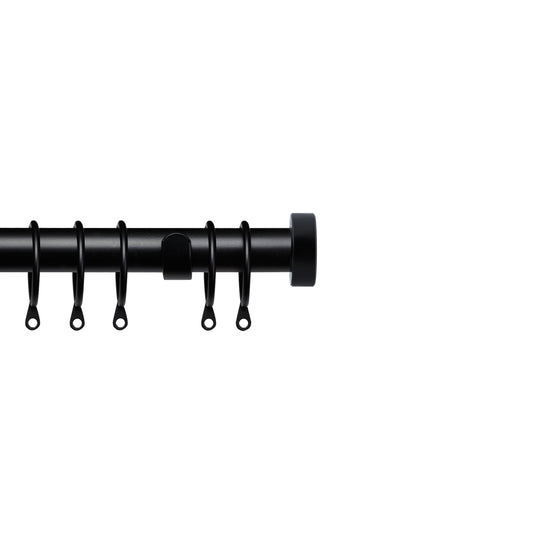 Speedy 25-28mm 200-380cm Pristine Stud Pole set Matt Black