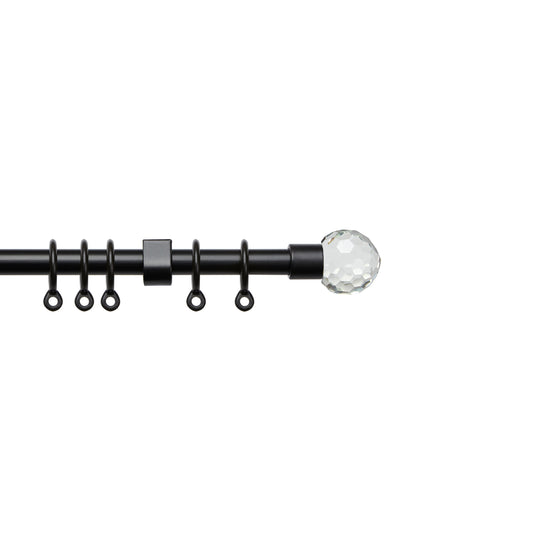 Speedy 13-16mm 120-210cm Simply Acrylic Ball Pole set Black