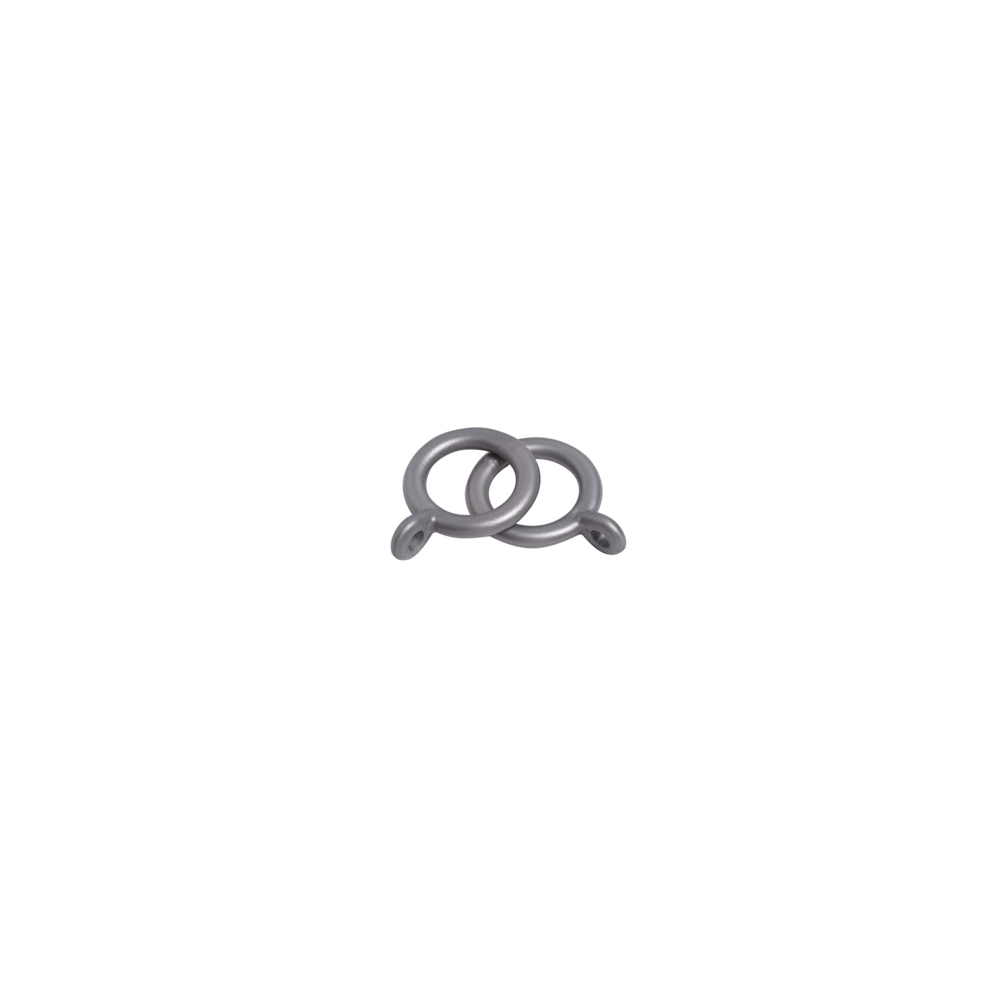Speedy Simply Plastic Rings for 13-16mm dia pole Silver - pack of 10