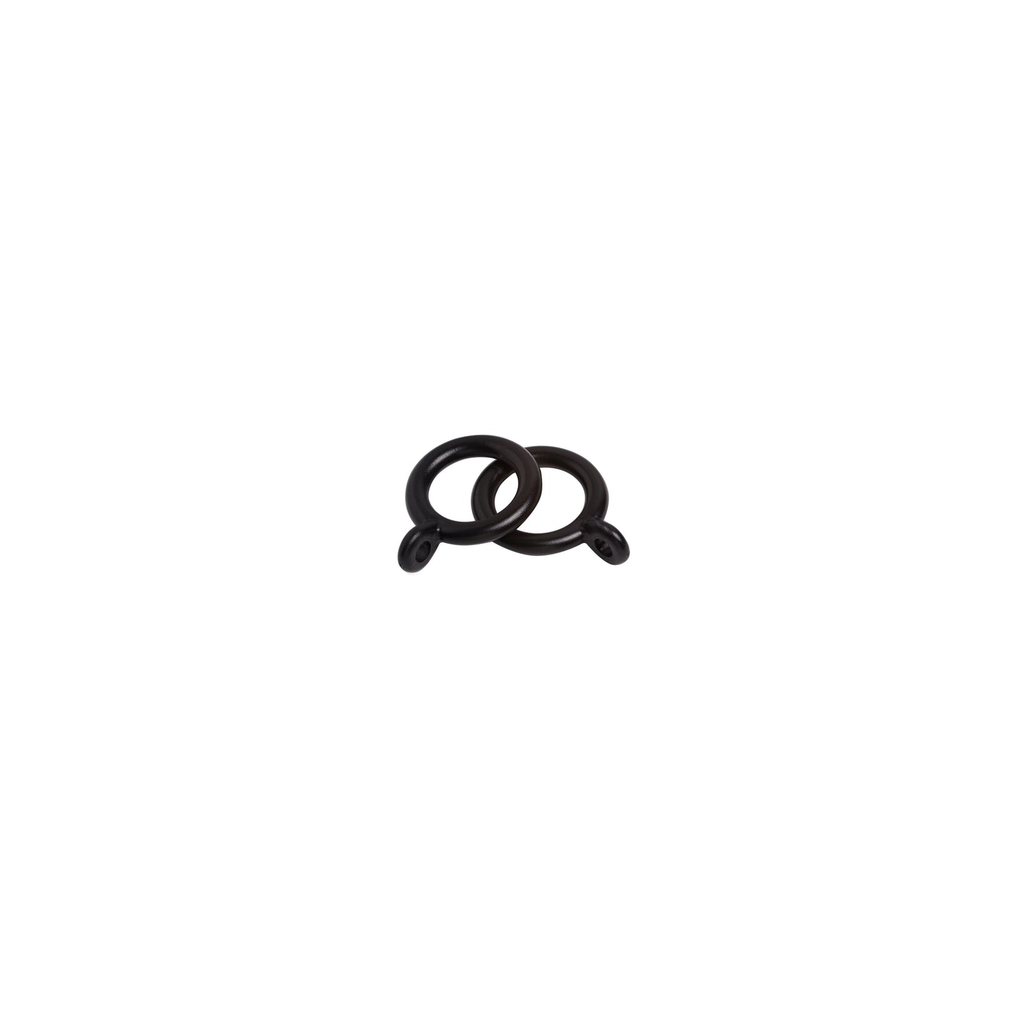 Speedy Simply Plastic Rings for 13-16mm dia pole Black - pack of 10