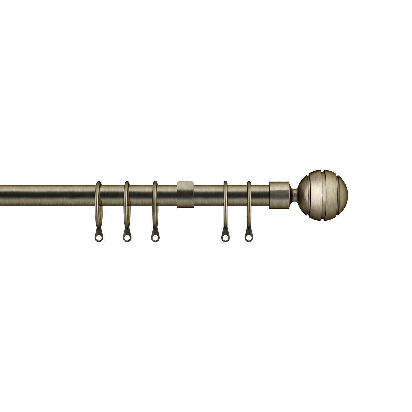 Speedy 16/19mm 170-300cm Sliced Ball Pole set Antique Brass