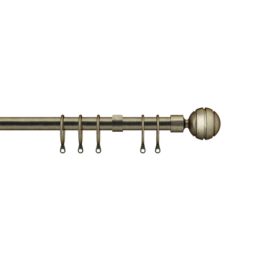 Speedy 16/19mm 170-300cm Sliced Ball Pole set Antique Brass