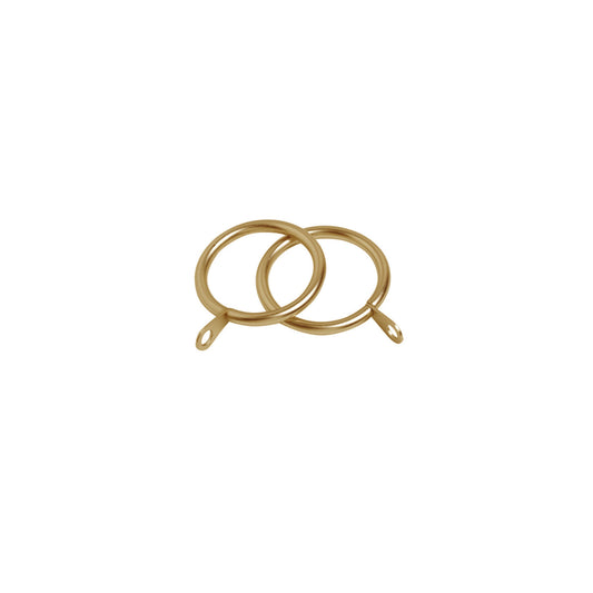 Speedy Unlined Metal rings for 16/19 dia pole Gold Pack of 8