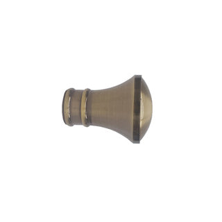 Speedy 35mm Trumpet Finials - Pair - Antique Brass