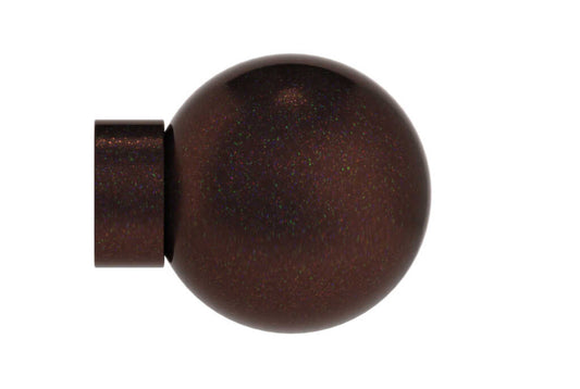 25mm Arc Bronze Ball Finial - single