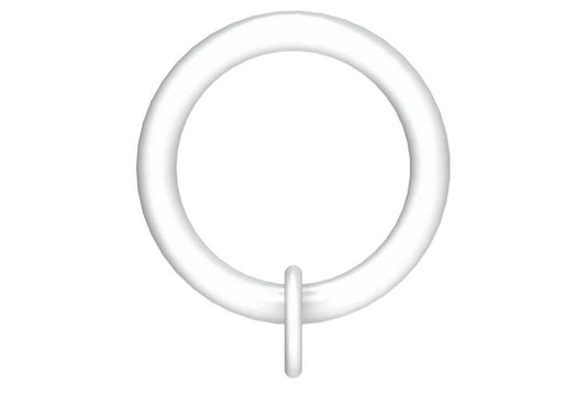 Arc China White Rings for 25mm dia pole - pack of 4