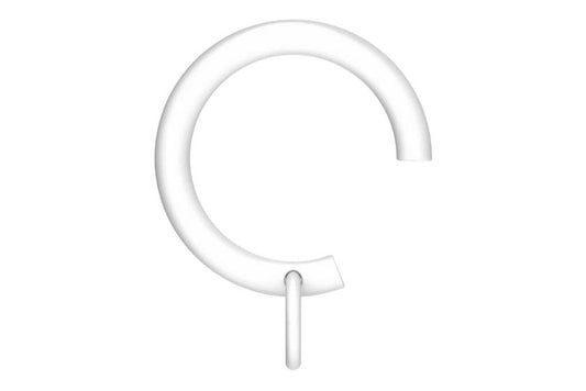 Arc China White Passing Rings for 25mm dia pole - pack of 4