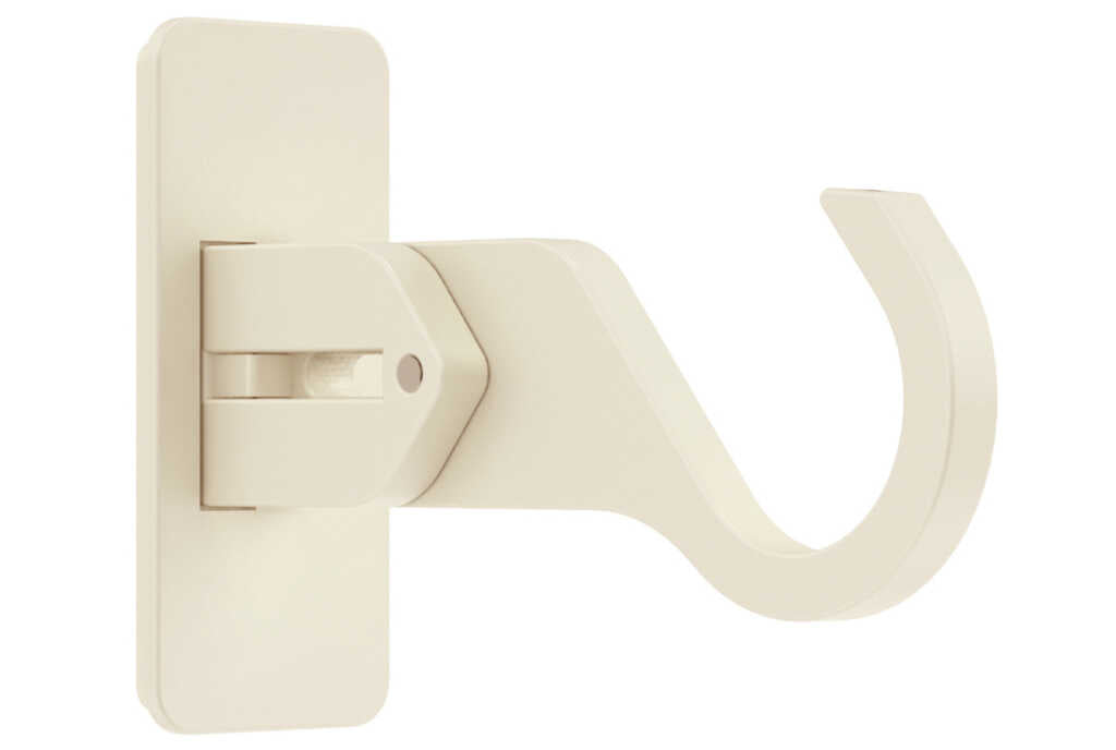 25mm Arc Linen Extendable End Bracket - single