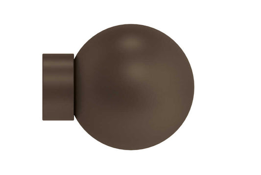 25mm Arc Mocha Ball Finial - single