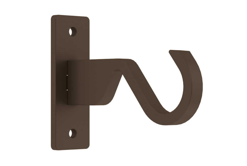 25mm Arc Mocha Side Bracket - single