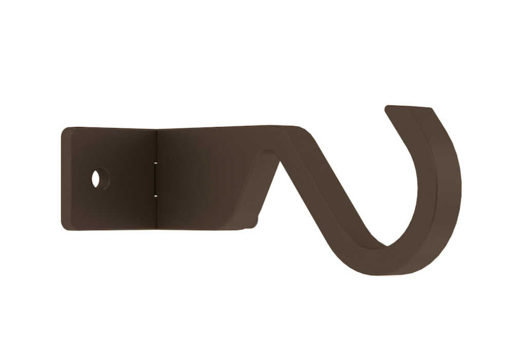 25mm Arc Mocha Mid/Ceiling Bracket - single