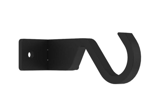 25mm Arc Soft Black Mid/Ceiling Bracket - single