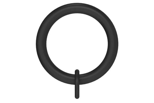 Arc Soft Black Rings for 25mm dia pole - pack of 4