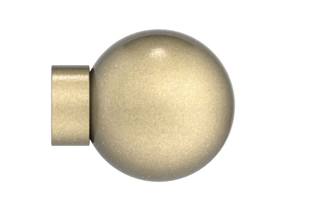25mm Arc Soft Brass Ball Finial - single