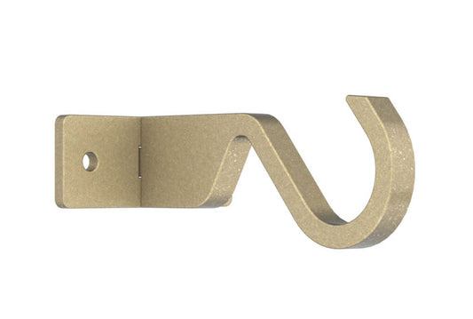 25mm Arc Soft Brass Mid/Ceiling Bracket - single