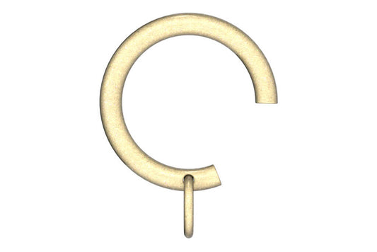 25mm Arc Soft Brass Passing Rings for 25mm dia pole - pack of 4