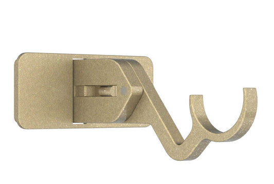 25mm Arc Soft Brass Extendable Passing Bracket - single