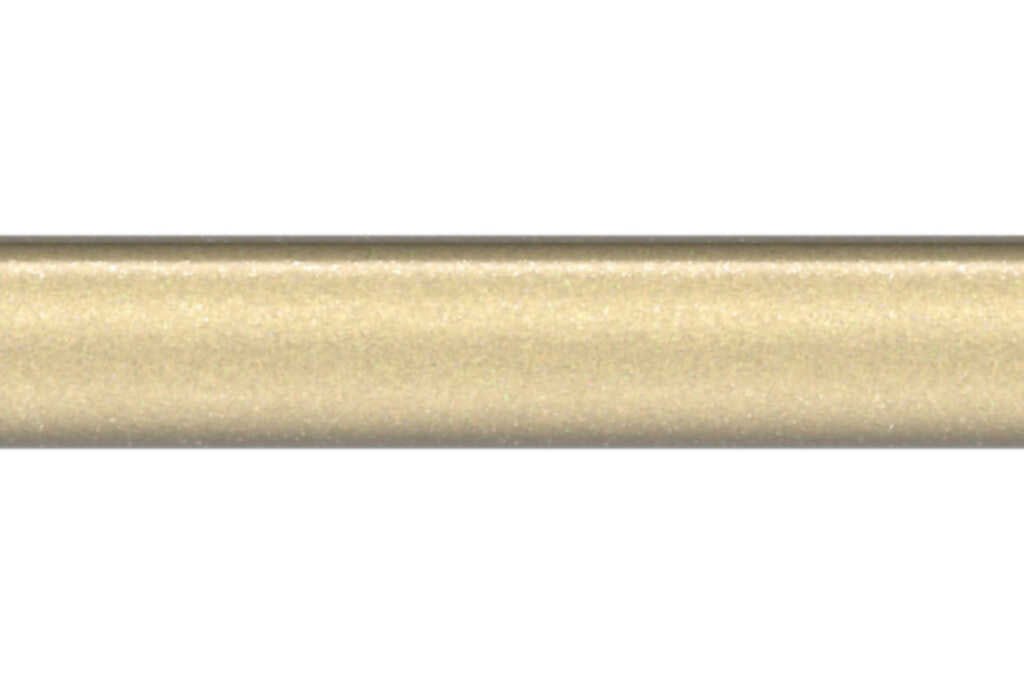 25mm Arc Soft Brass Curtain Pole only 200cm