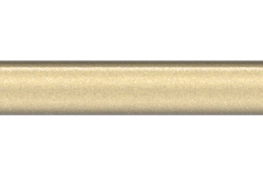 25mm Arc Soft Brass Curtain Pole only 300cm