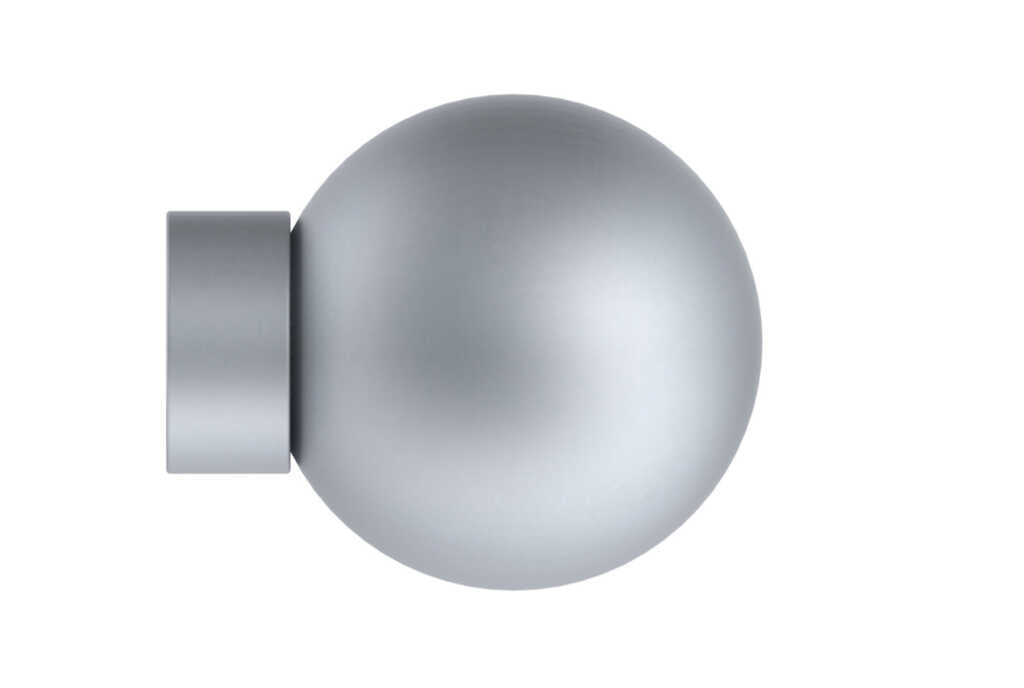 25mm Arc Warm Grey Ball Finial - single