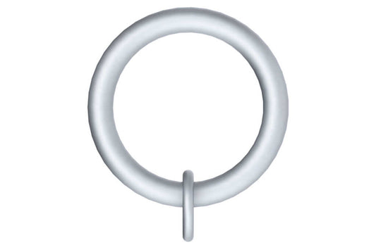 25mm Arc Soft Silver Rings for 25mm dia pole - pack of 4