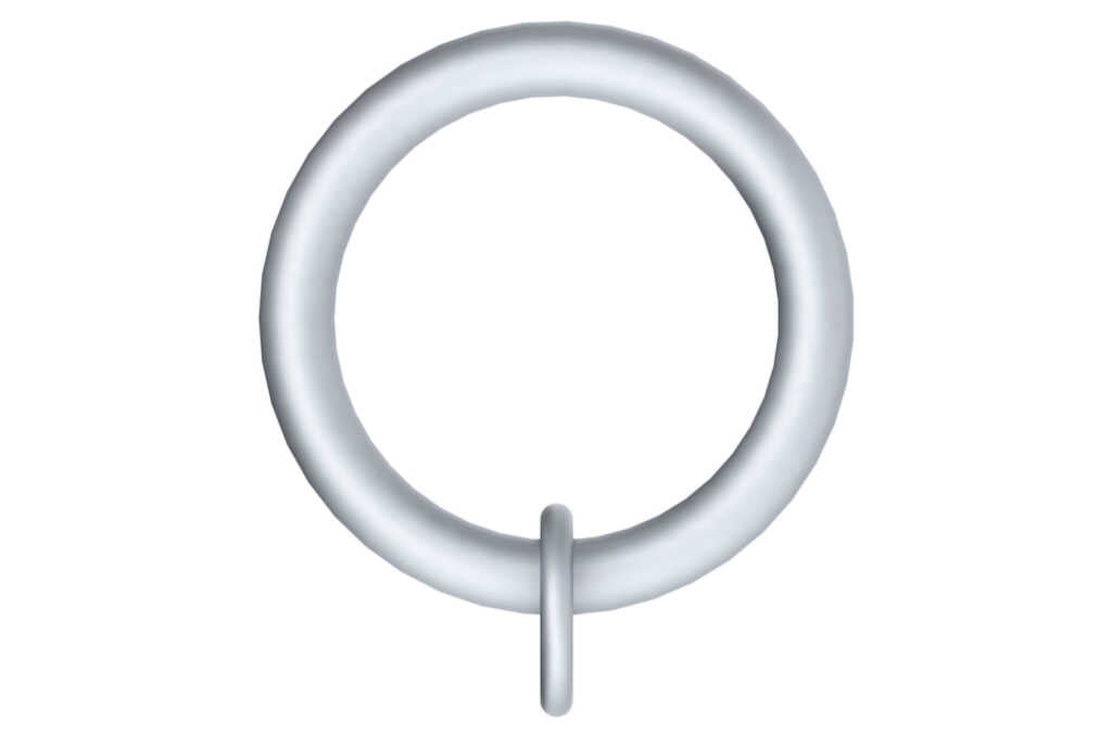 Arc Warm Grey Rings for 25mm dia pole - pack of 4