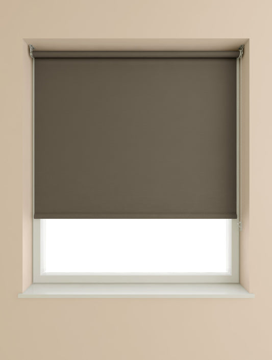 Speedy Blackout Roller Blind 180cm W x 175cm D Chocolate
