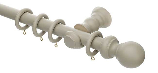 Honister 28mm Café Latte Wood Pole Set 200cm