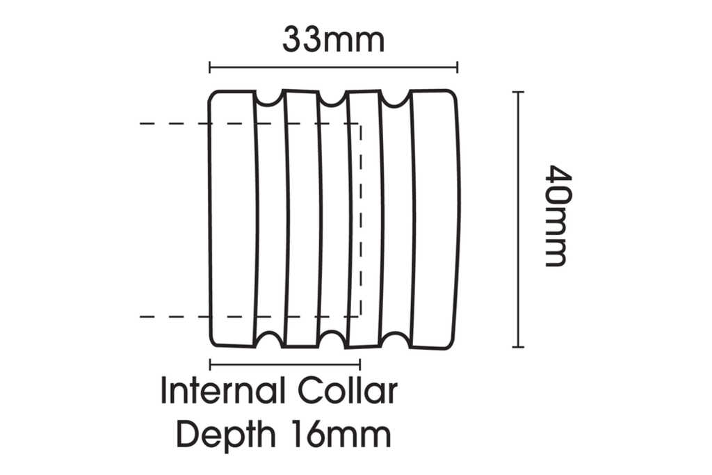 35mm Neo Stud Black Nickel Eyelet Curtain Pole 360cm