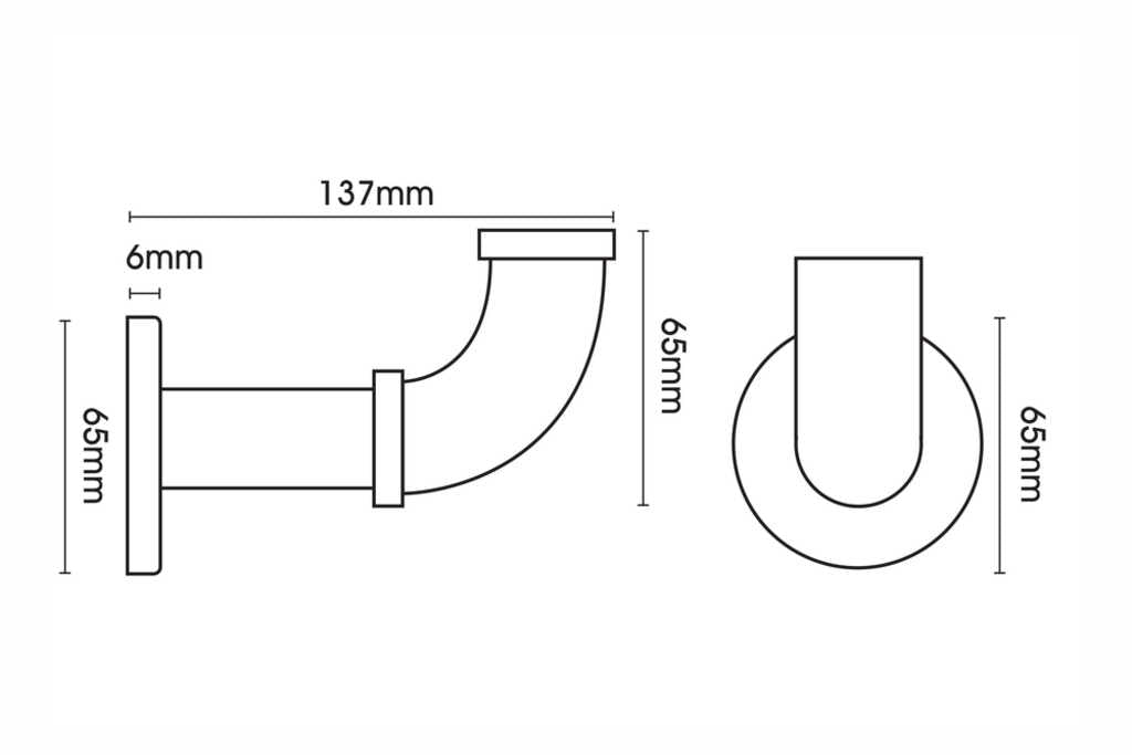 28mm Neo French Pole Matt Black 400cm