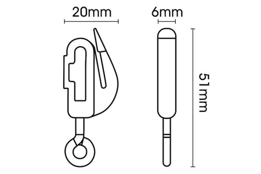 Harrison Drape White Drape End stops