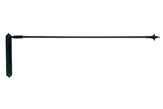 Artisan 12mm Classic Wrought Iron Portiere Rod 100cm Spear