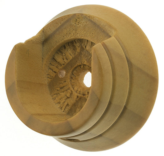 Swish Naturals Wooden Recess Brackets for 35mm dia pole - Aged Oak - Pack of 2