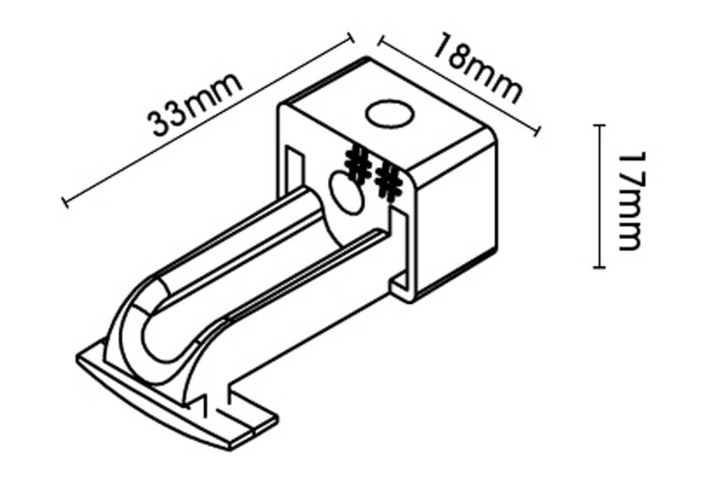 Swish Nylonglyde Brackets Box of 100