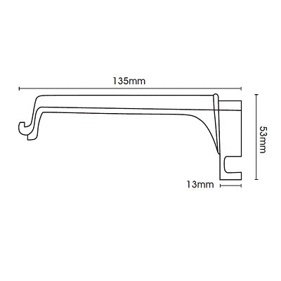 Swish Valance Extension Brackets and Connectors Pack of 2