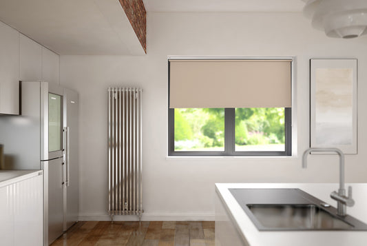Speedy Blackout Roller Blind 180cm W x 175cm D Taupe