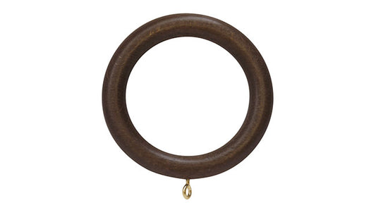 Woodline Wood Rings Dark Oak Pack of 4 for 50mm pole