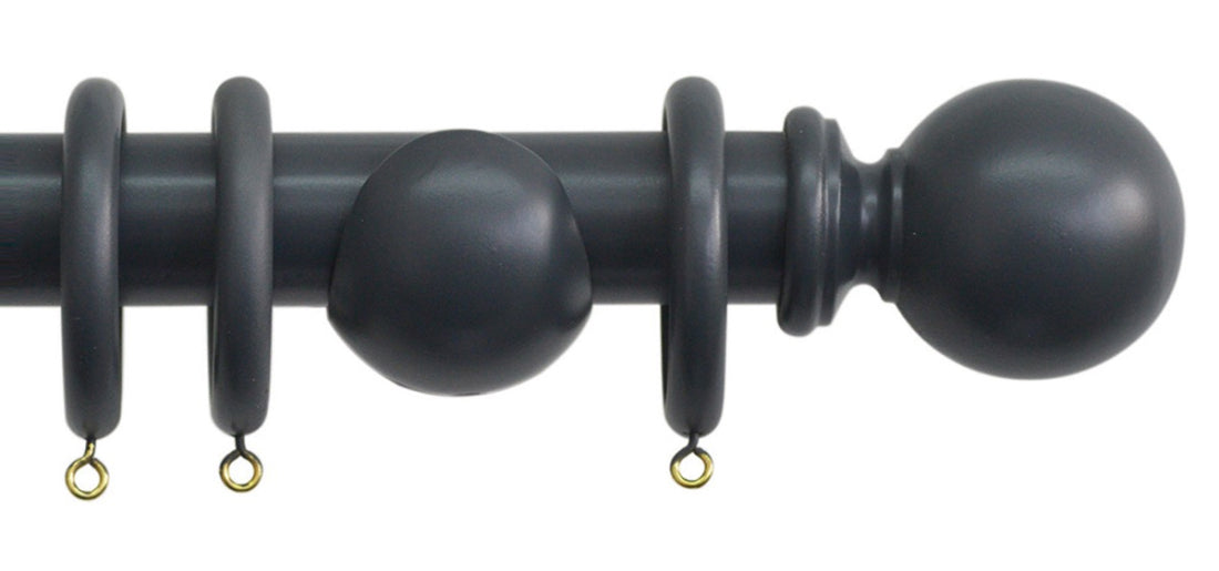 Shore 35mm Ball Pole Set 360cm - Charcoal