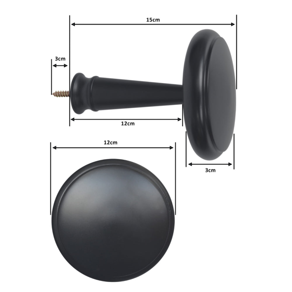 Shore Holdbacks - Pair - Black